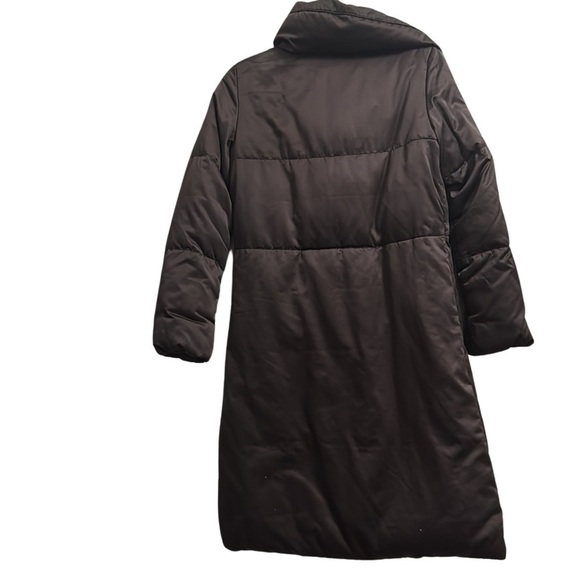 Theory Brown Down Puffer Winter Coat size Medium - Picture 2 of 12